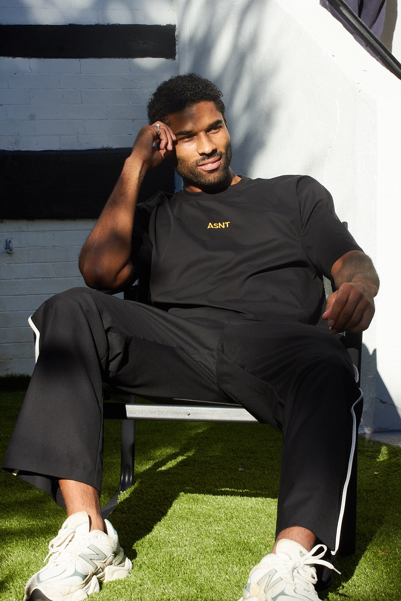 ASNT Shirt and Pant Set (Black)